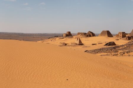 Pyramids of Meroë sudan, Sudan -Erik Hathaway on Unsplash