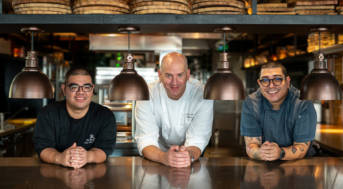 Chefs Aldo, Giovanni and Ze Sergio